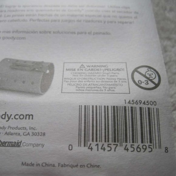 Goody Mosaic No Burn Hair Sectioning Plastic Roller Clips Curling Hood Dryer - Picture 6 of 10